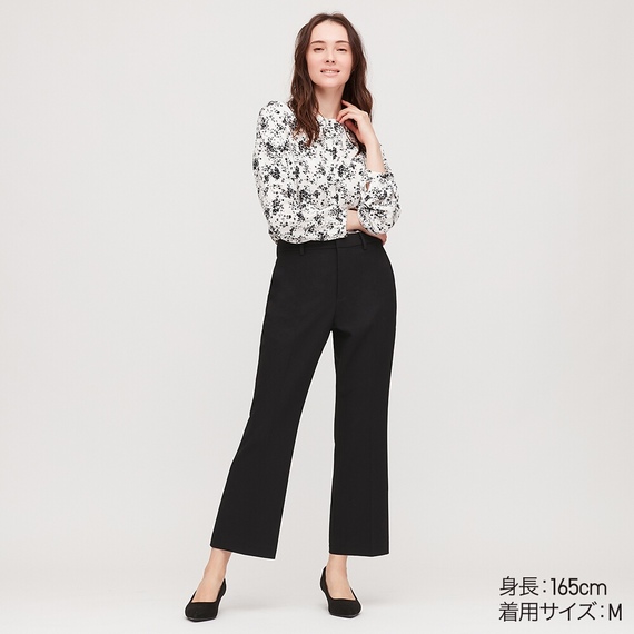 ユニクロ 一押しのezyフレアアンクルパンツで即垢抜け Dada