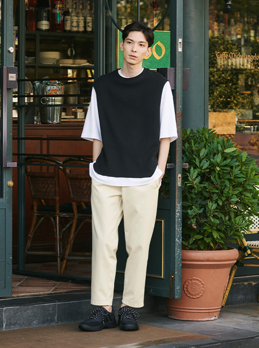 Gu シェフパンツ を紹介 シェフの作業着に着想を得た超快適ワークウェア Dada