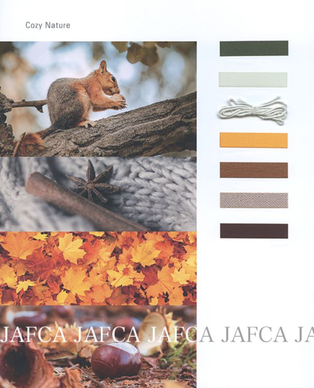 JAFCAが発表した2022秋冬メンズのトレンドカラー「コージーネイチャー」